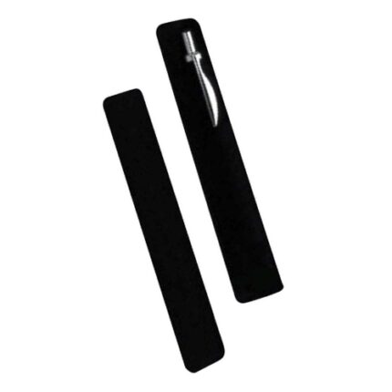Estuche para lapicero de pana color negro