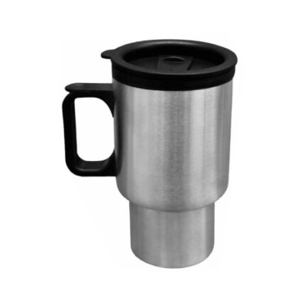 Jarro mug con de Interior plástico, exterior de metal. Capacidad 450 ml