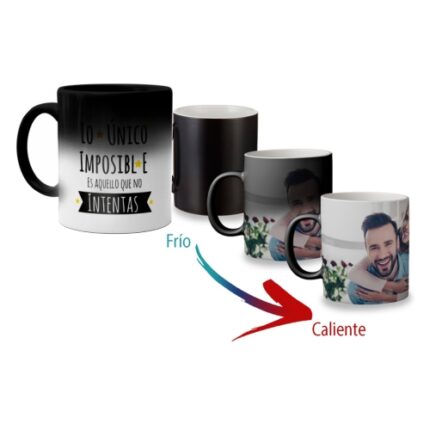 Taza mágica o reactiva para sublimación de 11 onzas