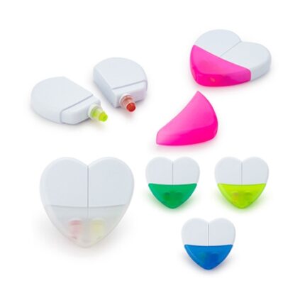 Resaltadores Crayola en forma de corazón