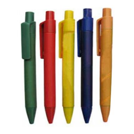 Lapicero ecológico grueso de color entero