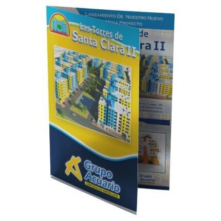Dipticos publicitarios formato A4